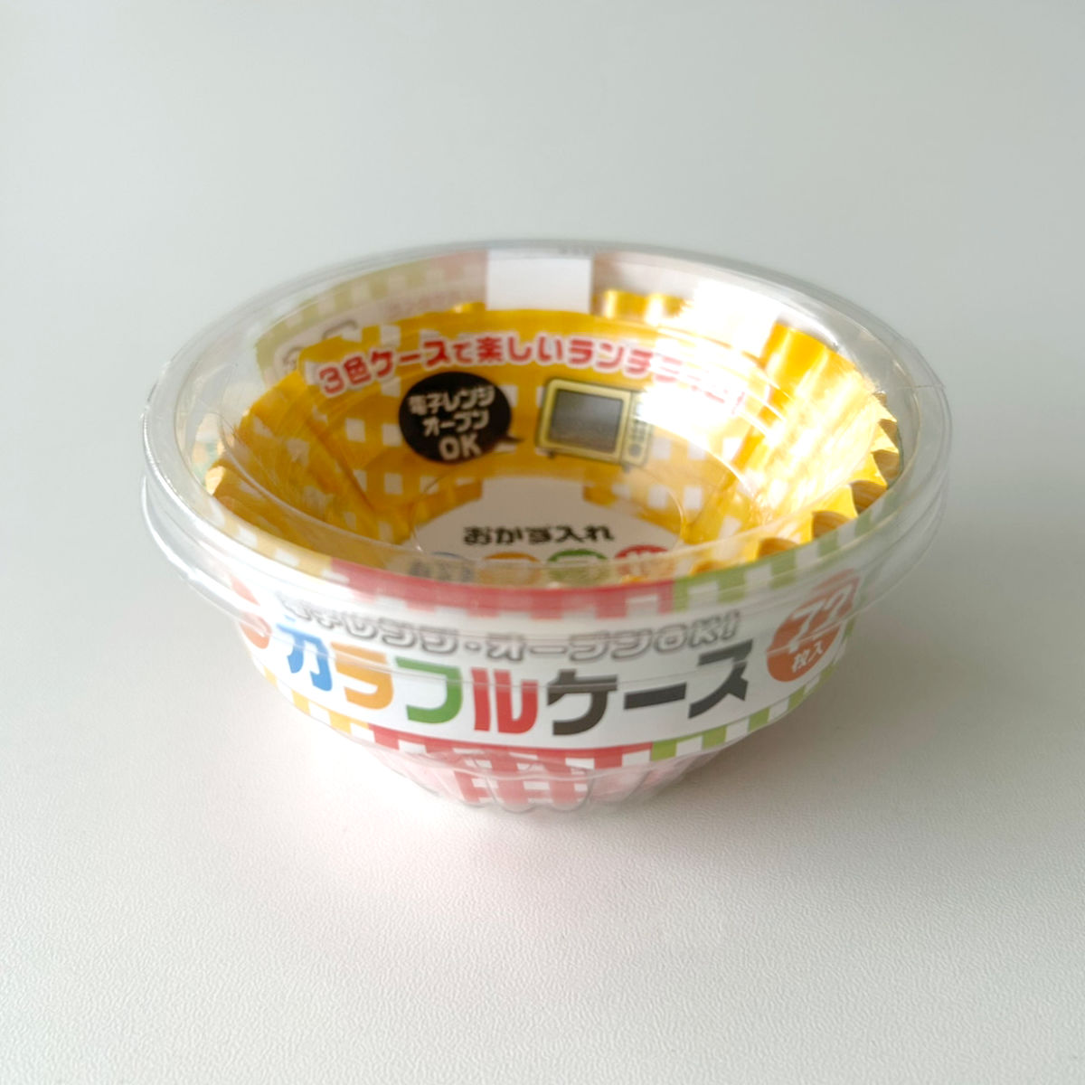 おかずカップ カラフルケース 8号 72枚入 （ お弁当カップ 72個入り