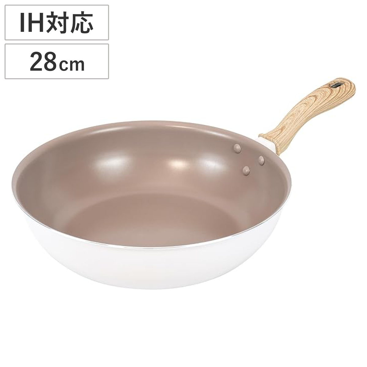 和平フレイズ フライパン いため鍋 28cm 深型 IH対応 するりんぱんNEO