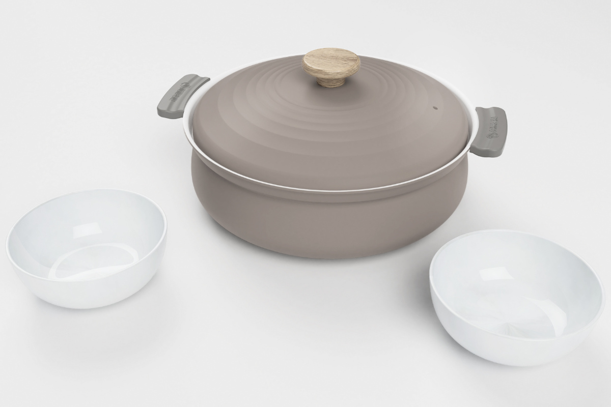 和平フレイズ 卓上鍋 27cm IH対応 軽いセラミック （ ガス火対応 軽量