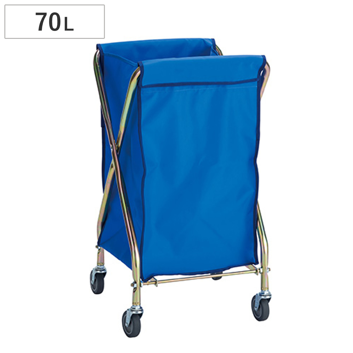 カート ダストカーSD 本体 袋セット 約70L （ 法人限定 台車 70リットル 折り畳み式 ゴミ箱 ゴミ袋 収納袋 袋 コンパクト 小型 ）