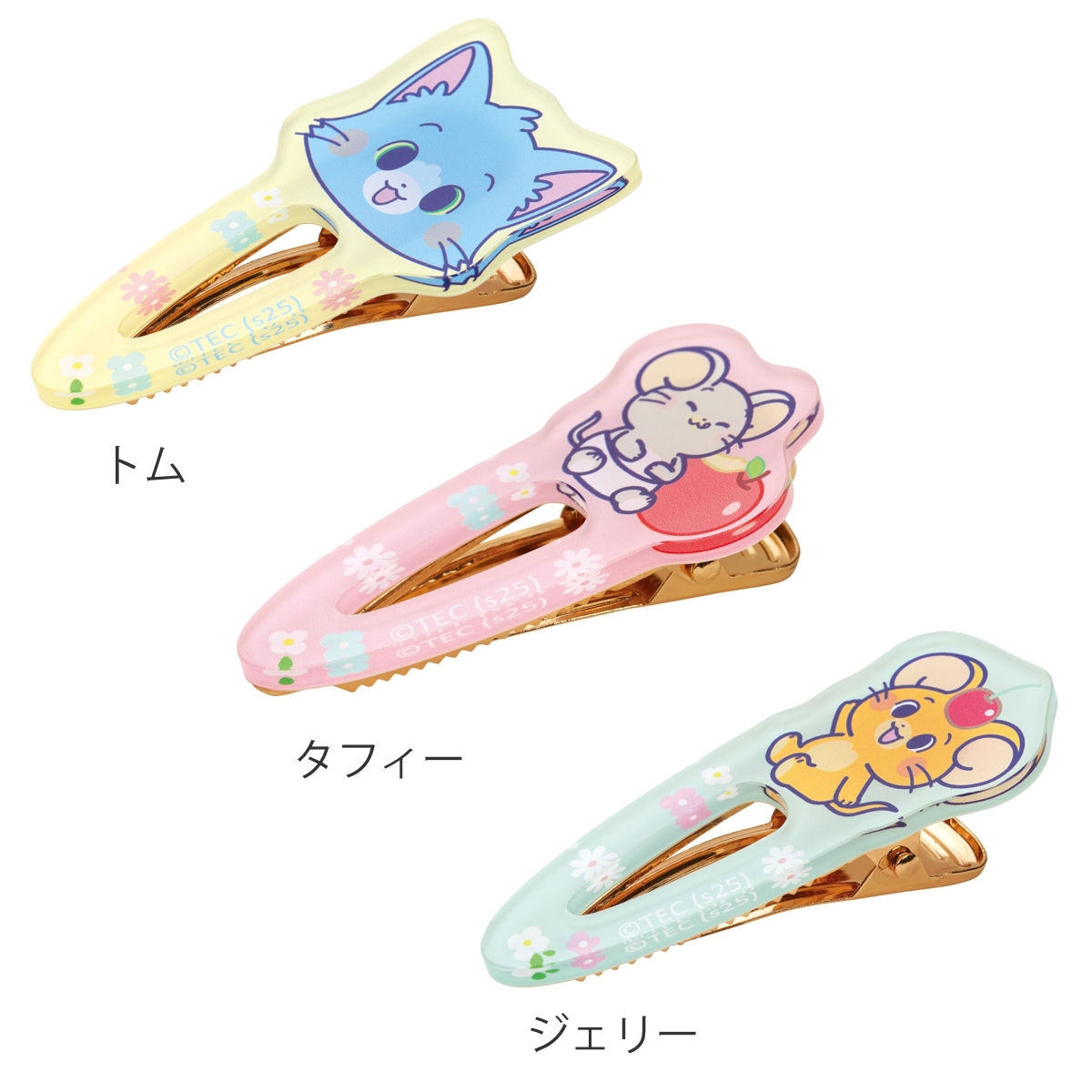 スケーター ヘアクリップ 髪留め ピン ヘアアクセサリー 前髪 トムと