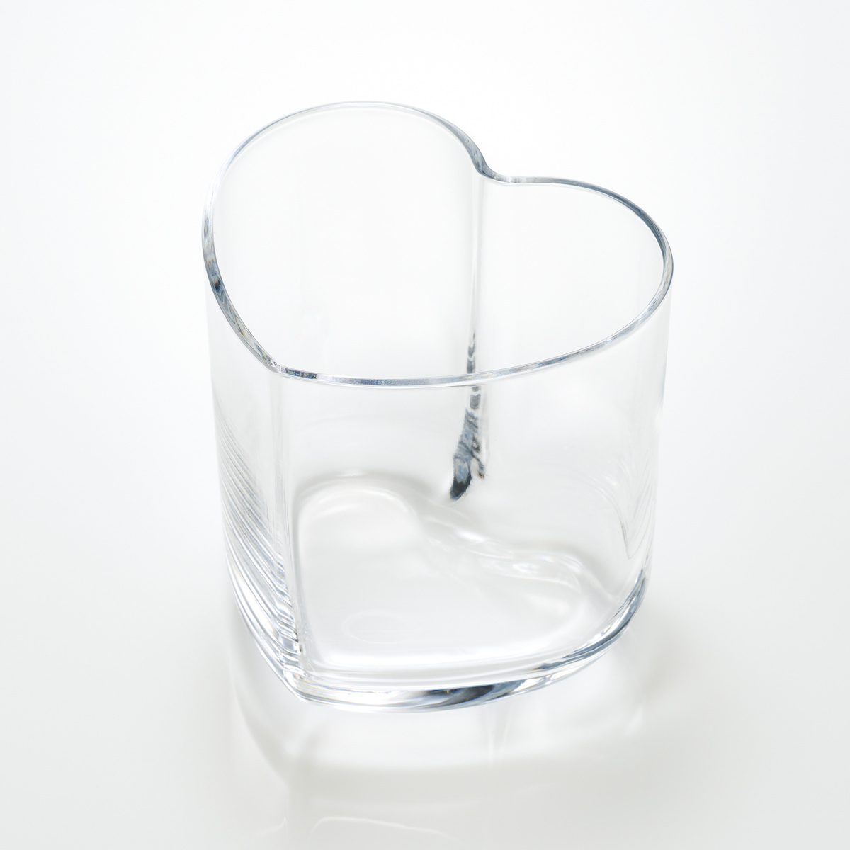 廣田硝子 ハート型 ペアーグラス＆サンデー クリア （ ガラス 日本製