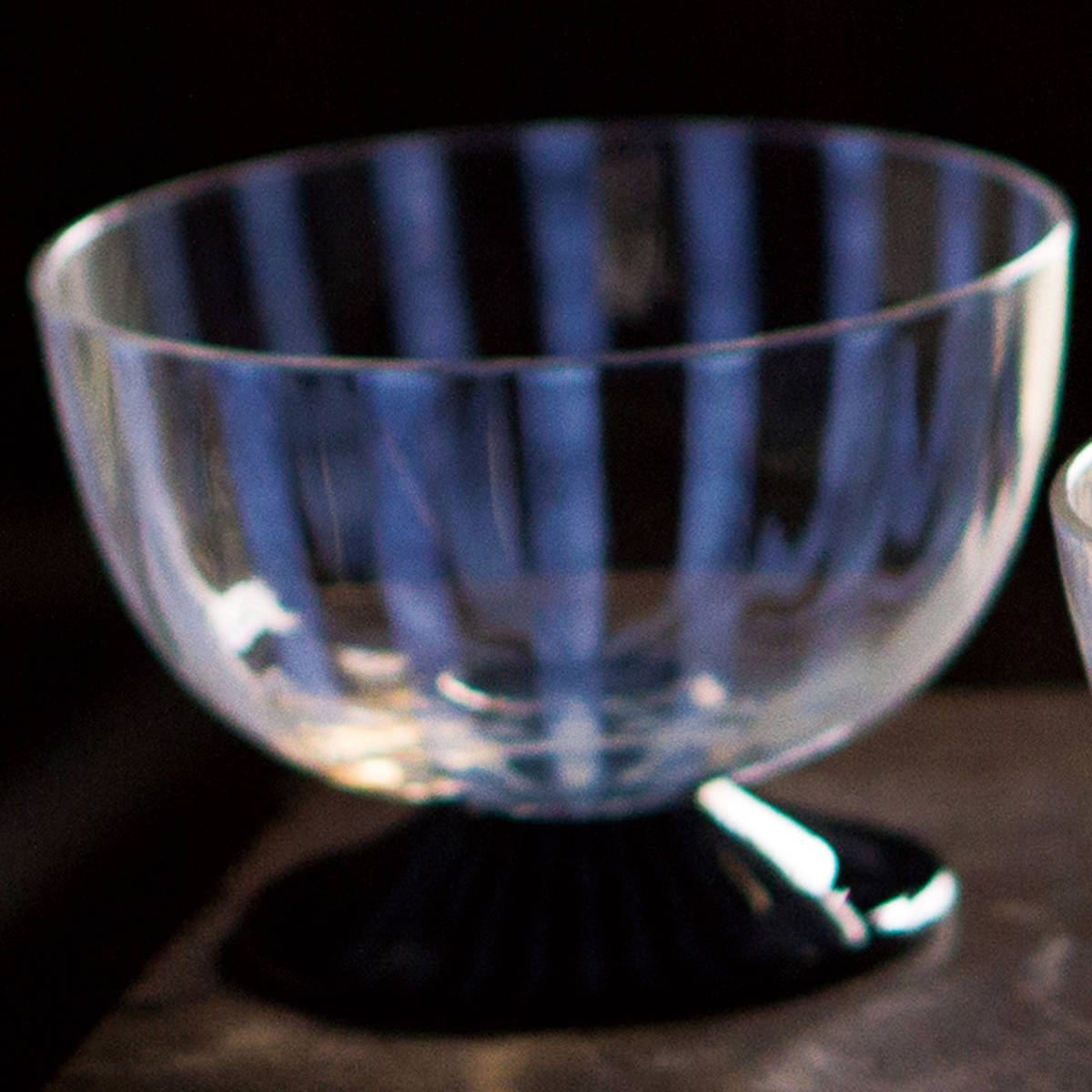 廣田硝子 グラス 氷コップ 市松 黒 （ ガラス 日本製 盃 酒器 コップ