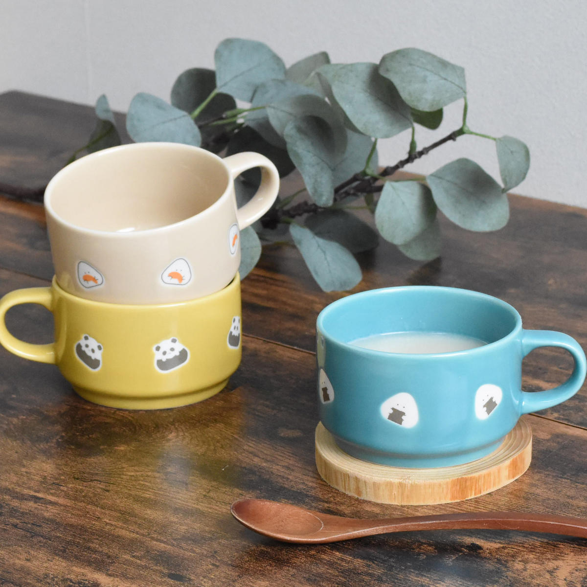 カップ ぎゅっとおにぎりさん スープマグ （ 日本製 電子レンジ対応 食