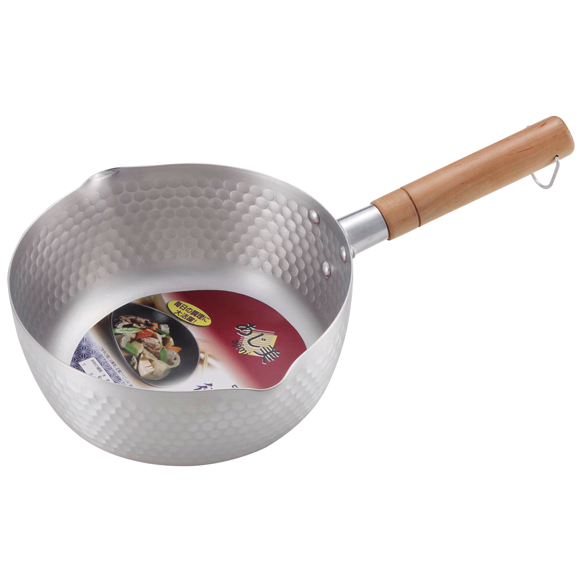 パール金属 雪平鍋 20cm ガス火専用 あじ美 行平鍋 （ ゆきひら鍋 片手