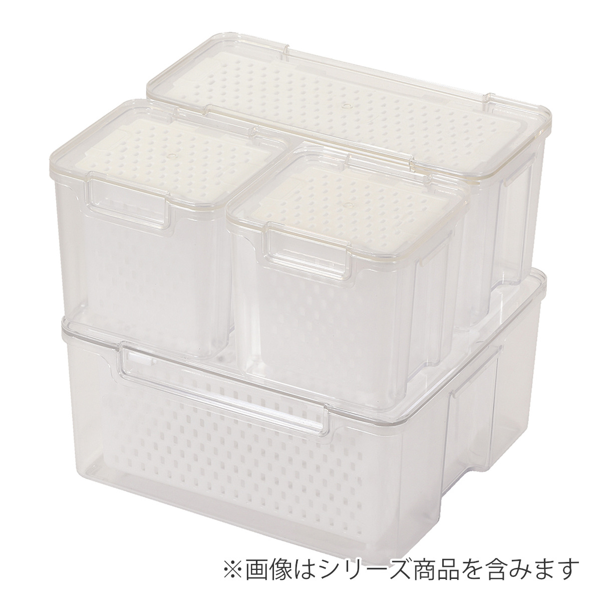 デリッシュキッチン パール金属 保存容器 570ml ホーロー　5個セット パール金属 保存容器 1.0L フレッシュスタック ザル付 コンテナ