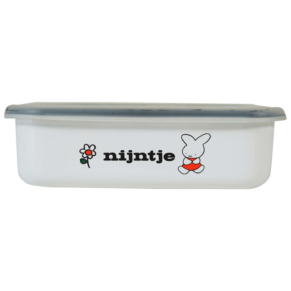 富士ホーロー 保存容器 ナインチェ 浅型 角容器 L ホーロー （ miffy