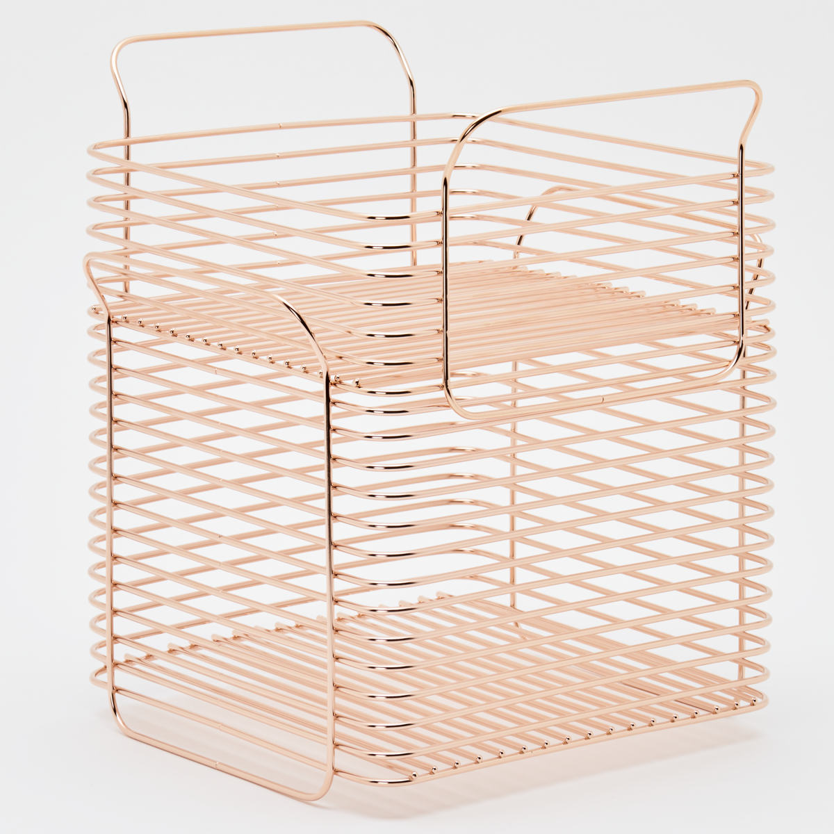 燕三条産harautaキッチンバスケットL（ピンクゴールド） be worth style（ビーワーススタイル） 特典付き キッチンバスケット S