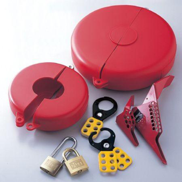 日本緑十字社 バルブハンドル用 ボールバルブロック ポール径7.6cm以下