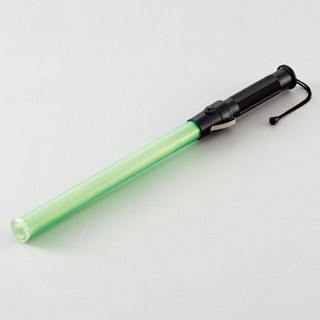 日本緑十字社 合図灯 誘導ライト グリーン 54cm （ LEDライト 防犯用品