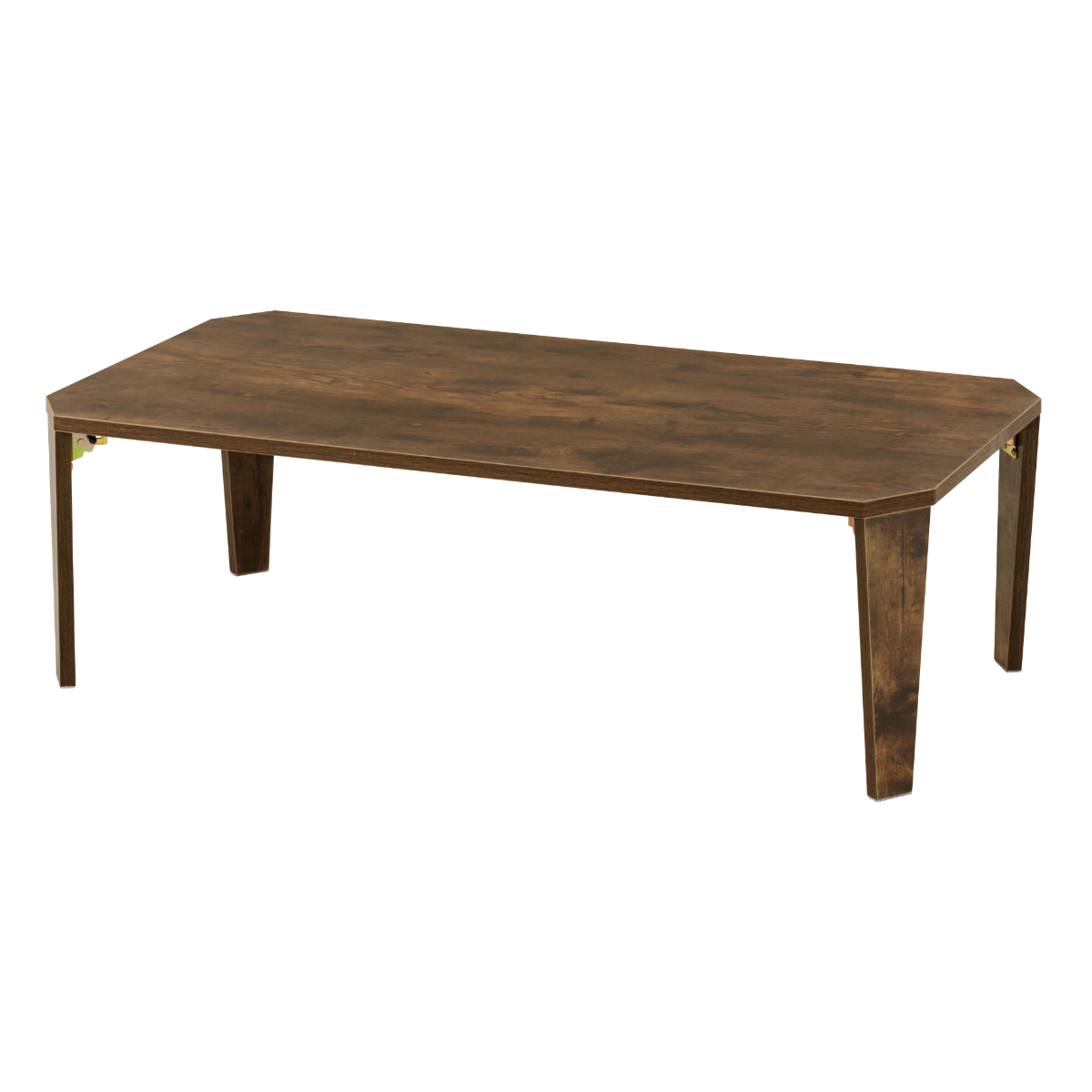 ローテーブル 幅105cm 折りたたみ 座卓 （ 完成品 木目 石目