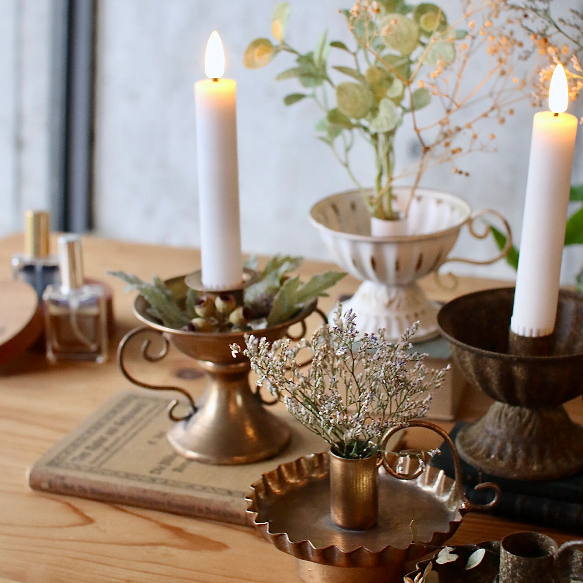 キャンドルホルダー Bタイプ チャーチテーパーキャンドルホルダー