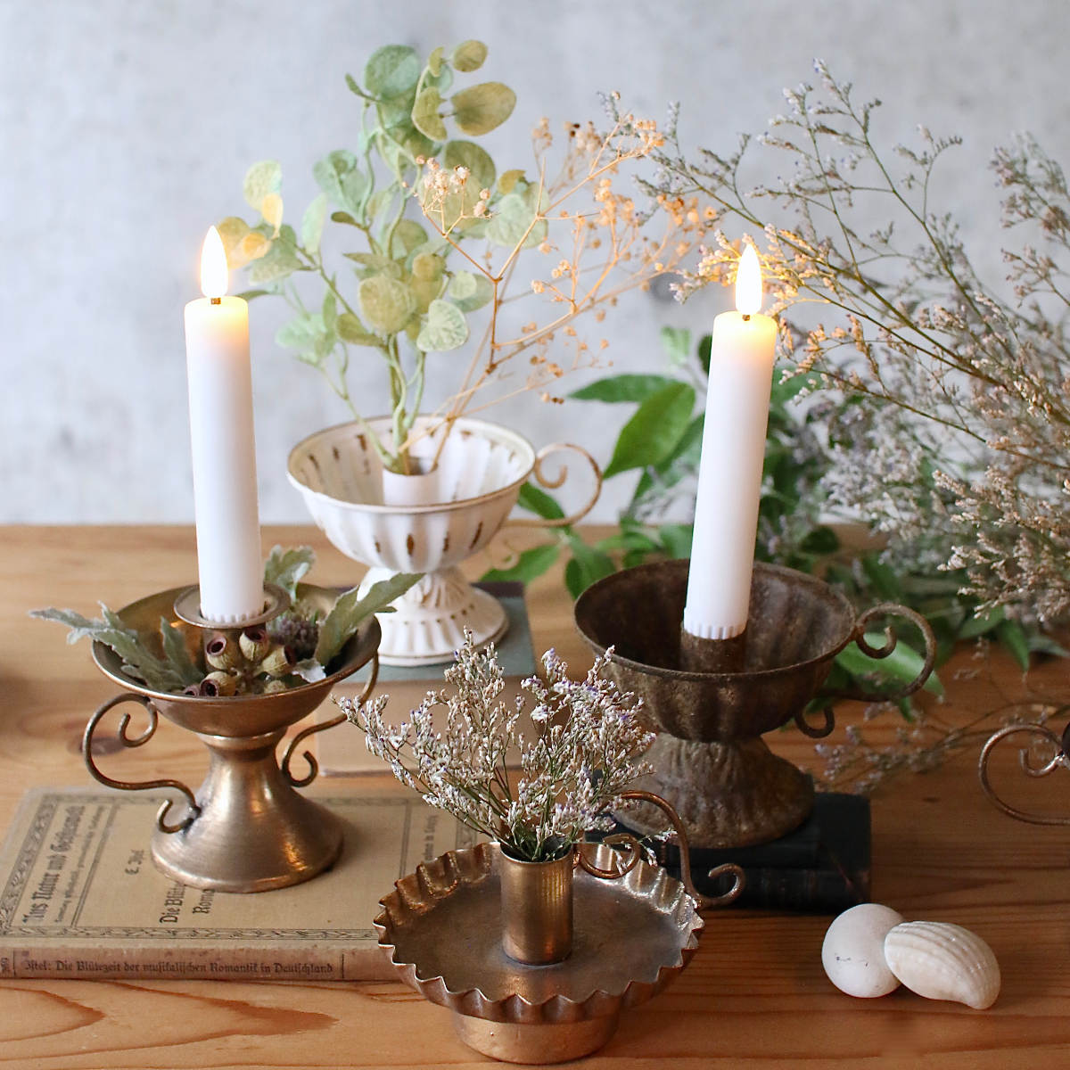 キャンドルホルダー Bタイプ チャーチテーパーキャンドルホルダー