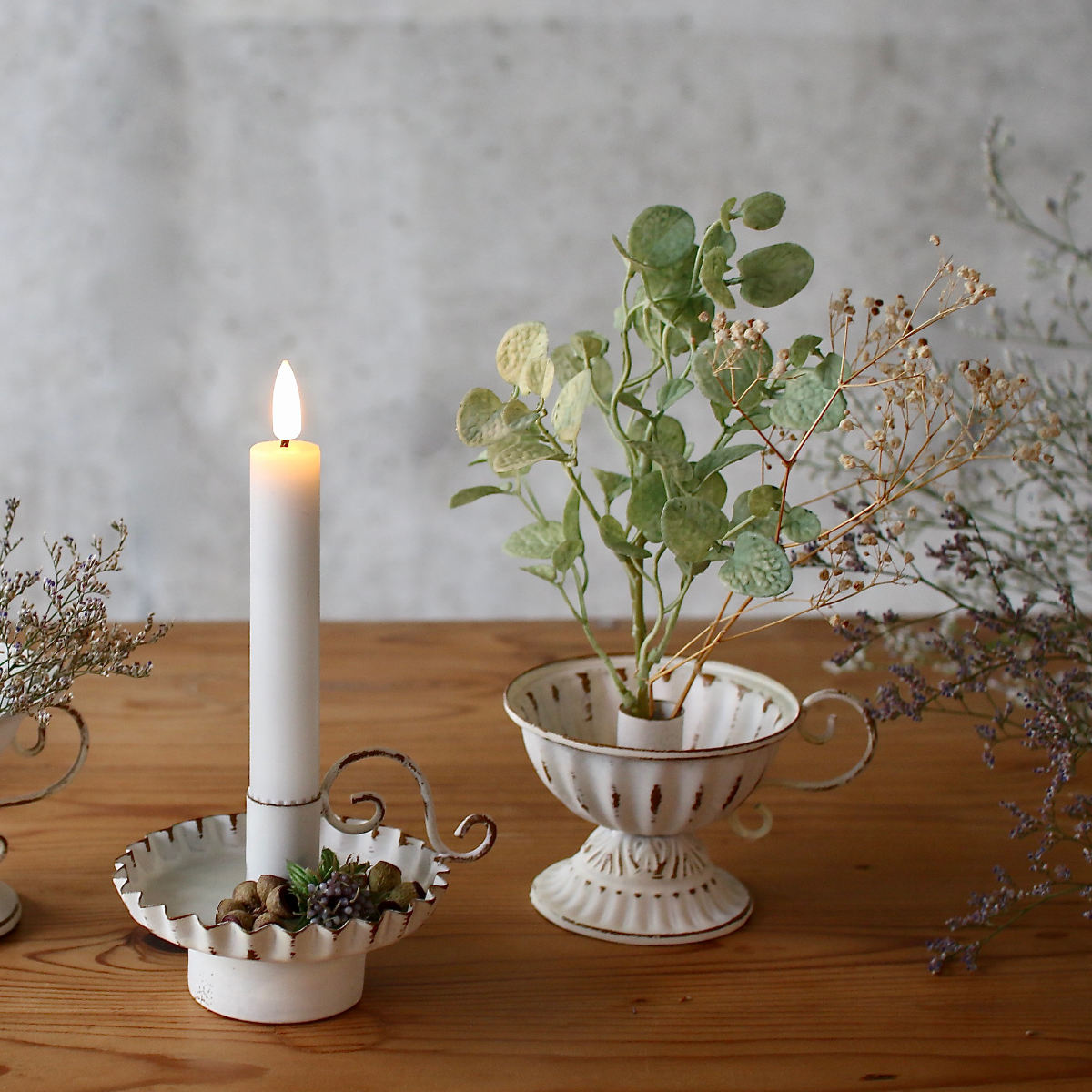 キャンドルホルダー Cタイプ チャーチテーパーキャンドルホルダー