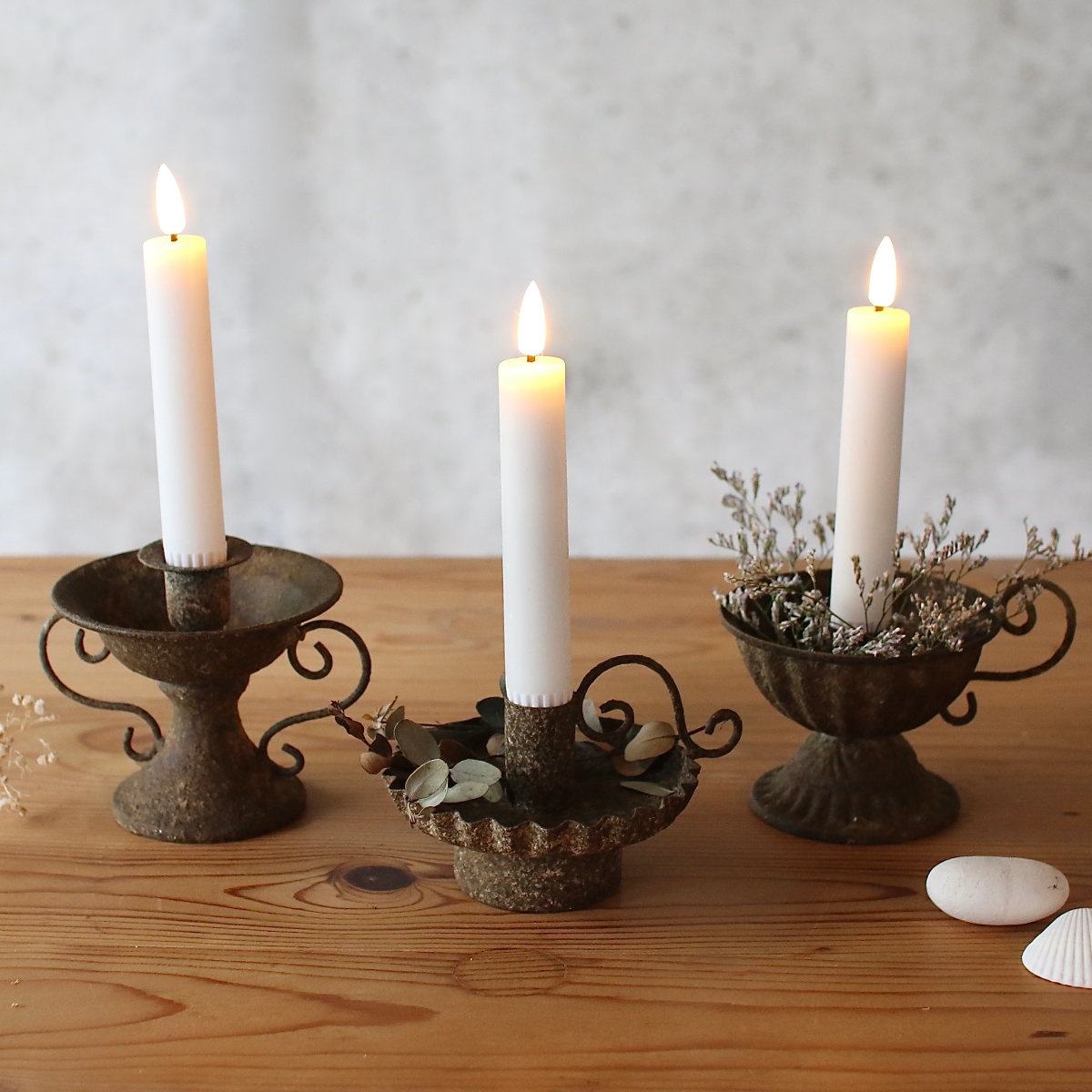 キャンドルホルダー Cタイプ チャーチテーパーキャンドルホルダー