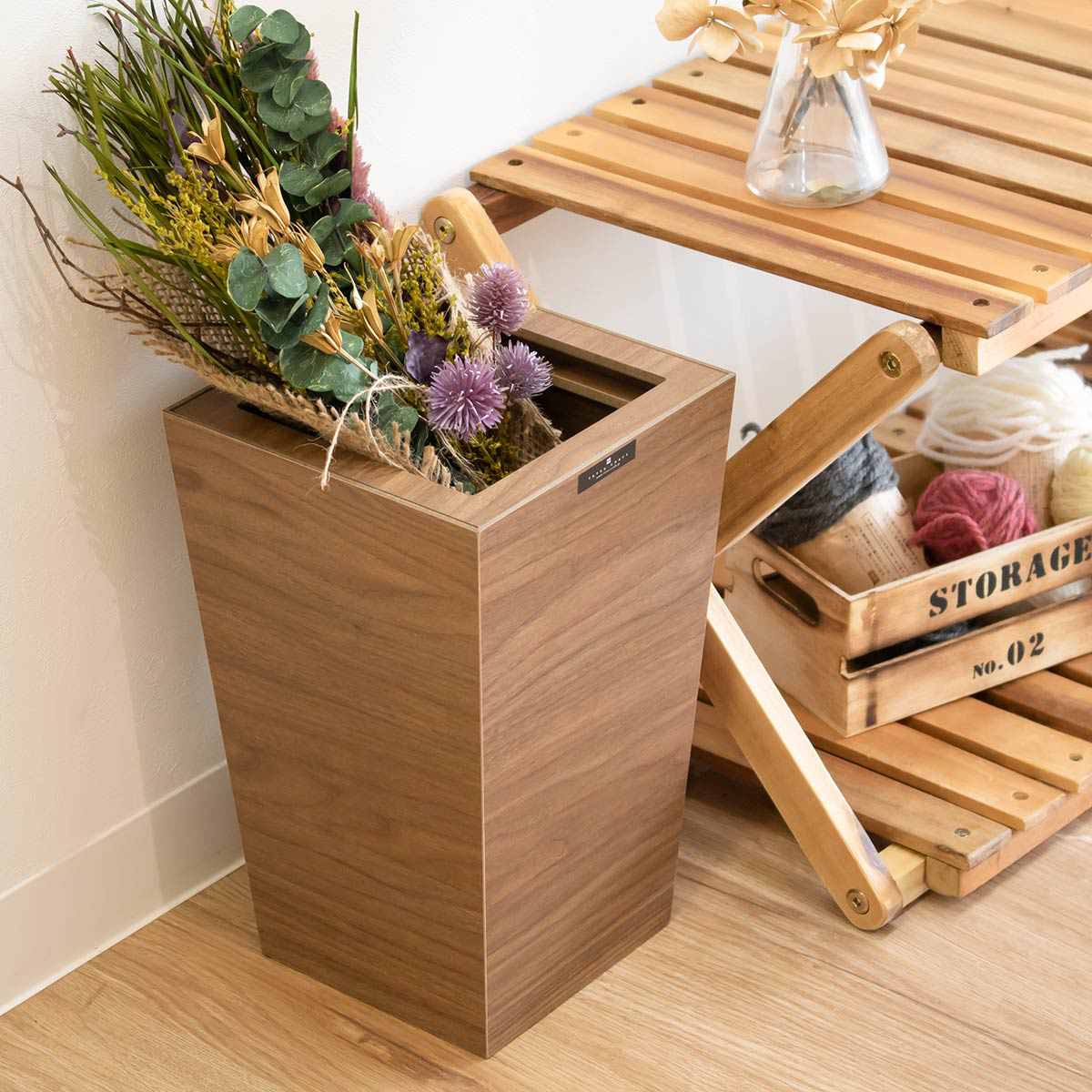 ゴミ箱 7L BOSK 角型 （ ごみ箱 7リットル ダストボックス シンプル