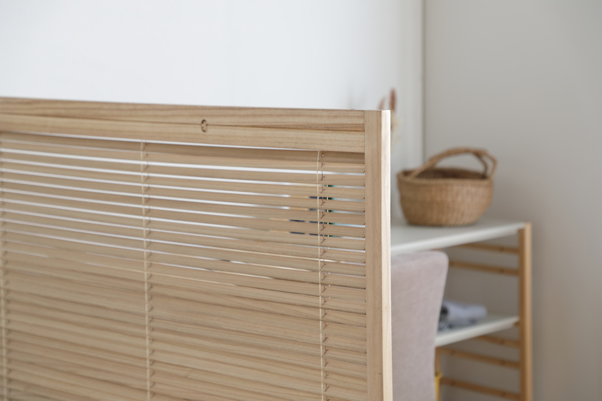 弘益 衝立 4連 高さ172cm ブラウン ルーバータイプ （ パーテーション