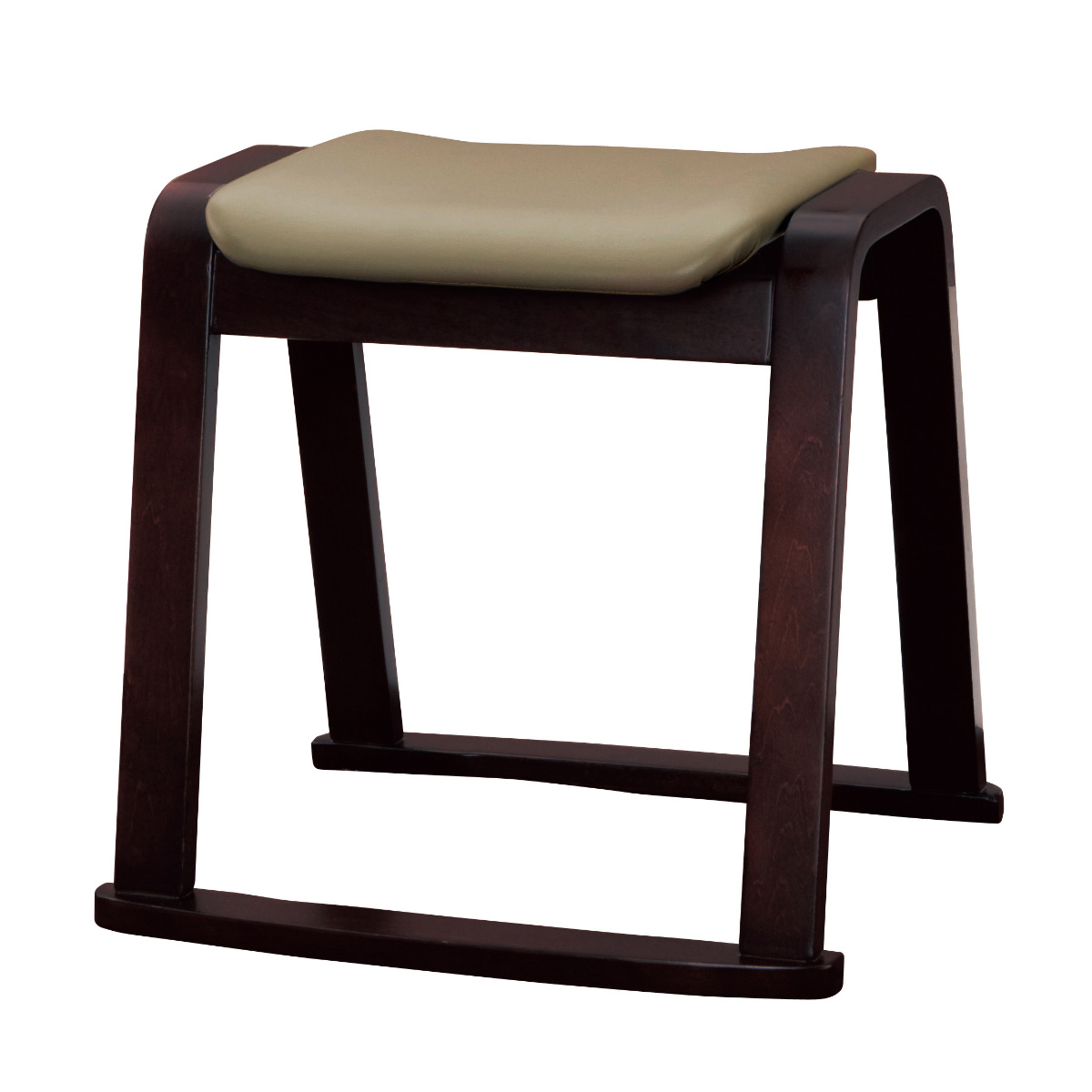 弘益 木製スツール ベージュ スタッキング （ 高さ調節 腰掛け 和室
