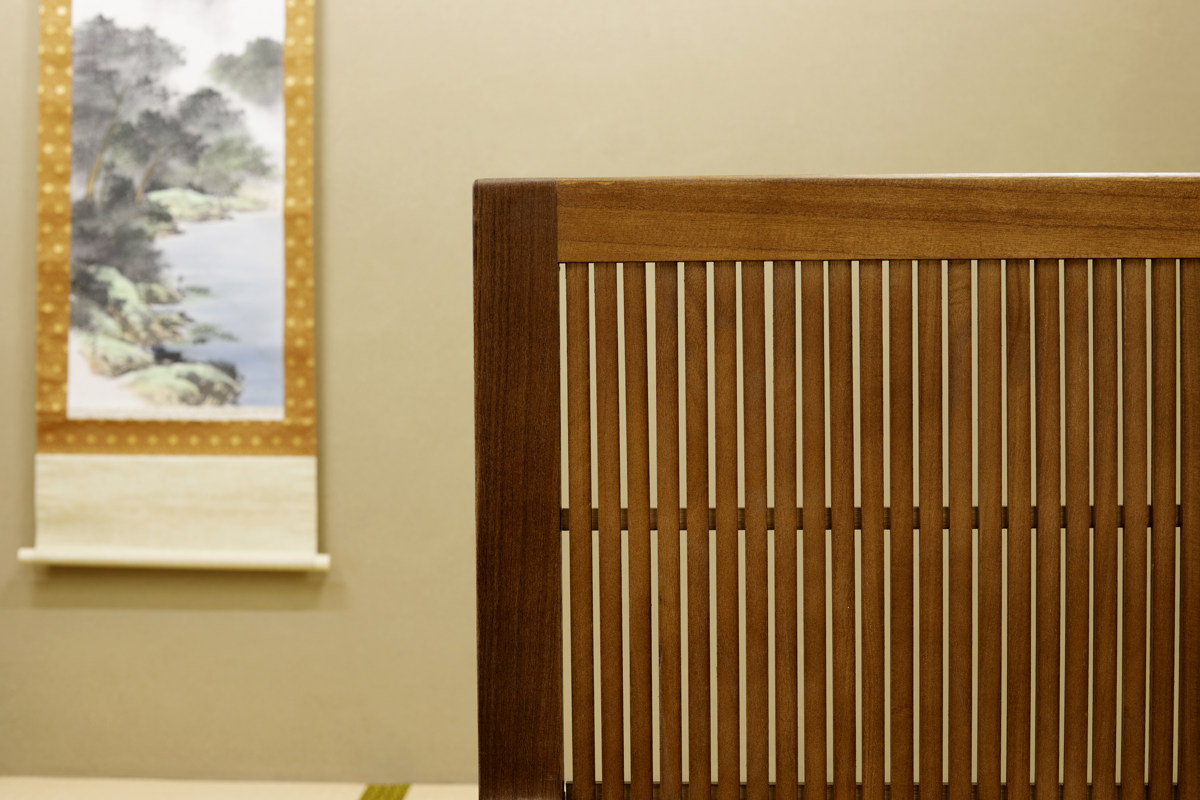 弘益 和風衝立 幅90cm 高さ101cm 桐製 天然木 （ 衝立 パーテーション