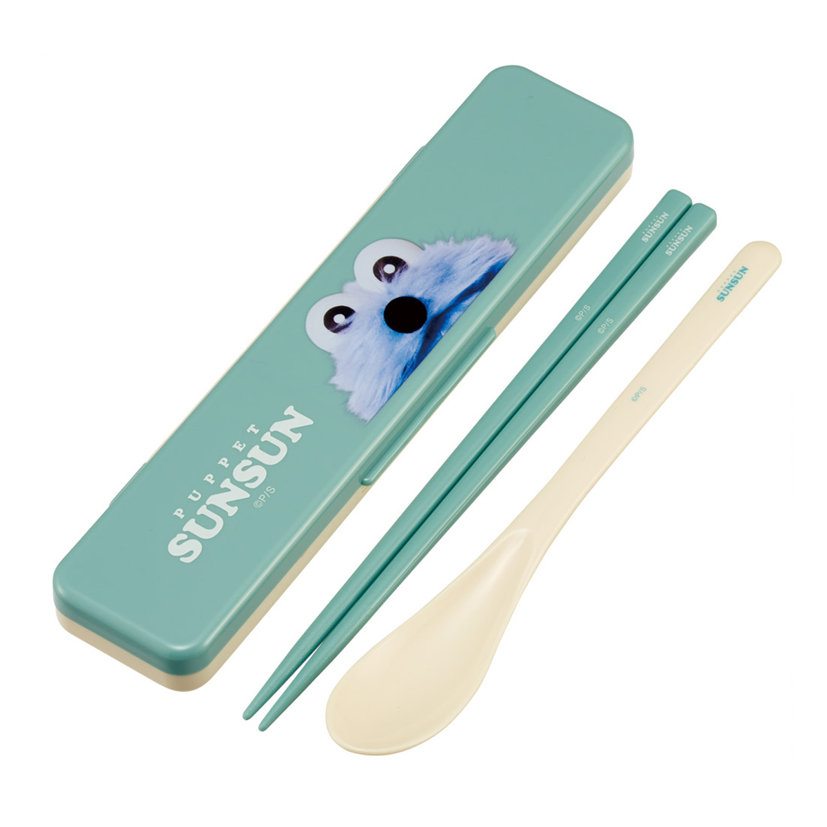 スケーター コンビセット パペットスンスン 箸 スプーン （ 食洗機対応