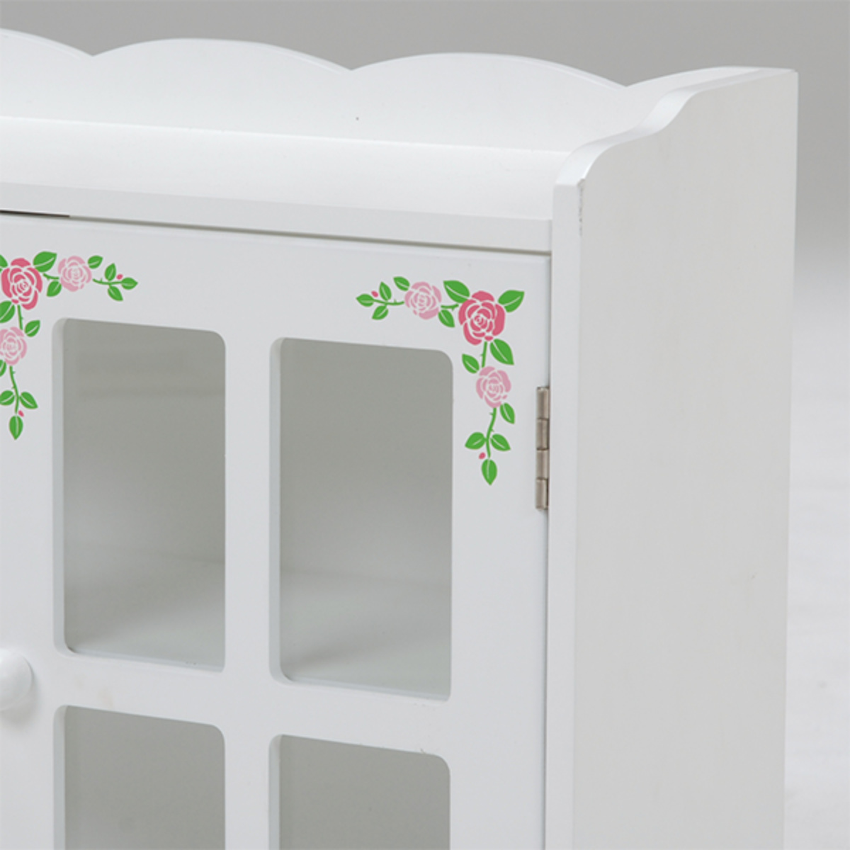 HAGiHARA（萩原） 調味料ラック 3段 アンティーク調 キッチン収納 花柄