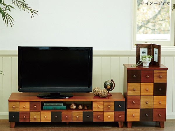 チェスト 9段 引き出し 幅29cm ブラウンカラー （ 書類ケース 木製