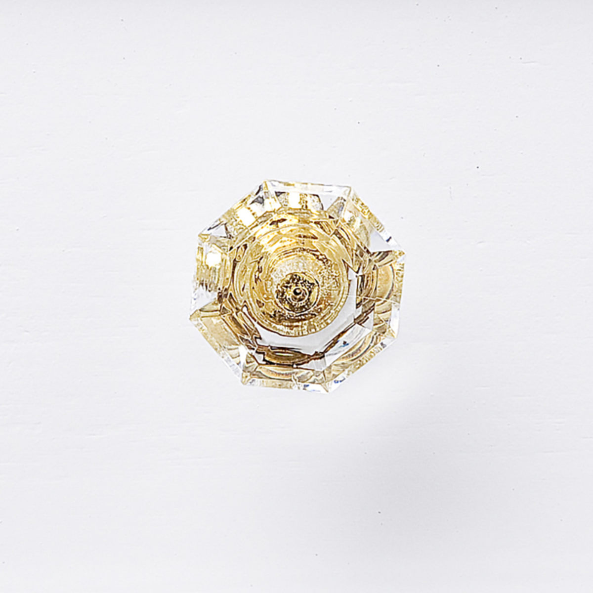 テレビ台 クリスタル調取っ手 引き出し 2杯 幅110cm （ 白家具