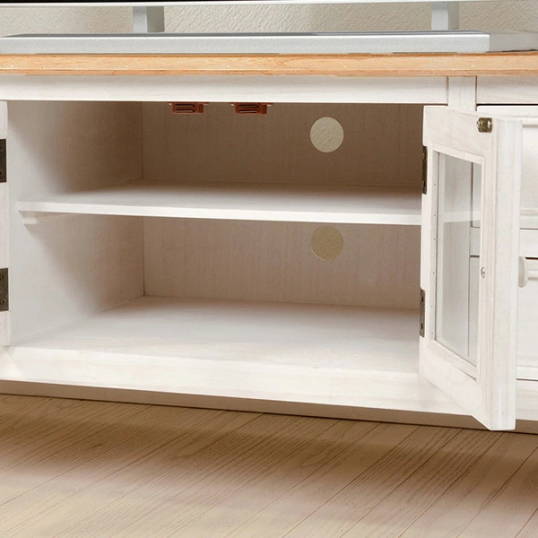 テレビ台 幅90cm 姫系 シャビーテイスト 完成品 ブロカント （ テレビ