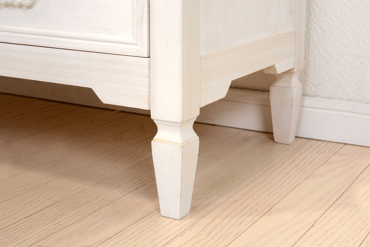 テレビ台 幅120cm 姫系 シャビーテイスト 完成品 ブロカント （ テレビ