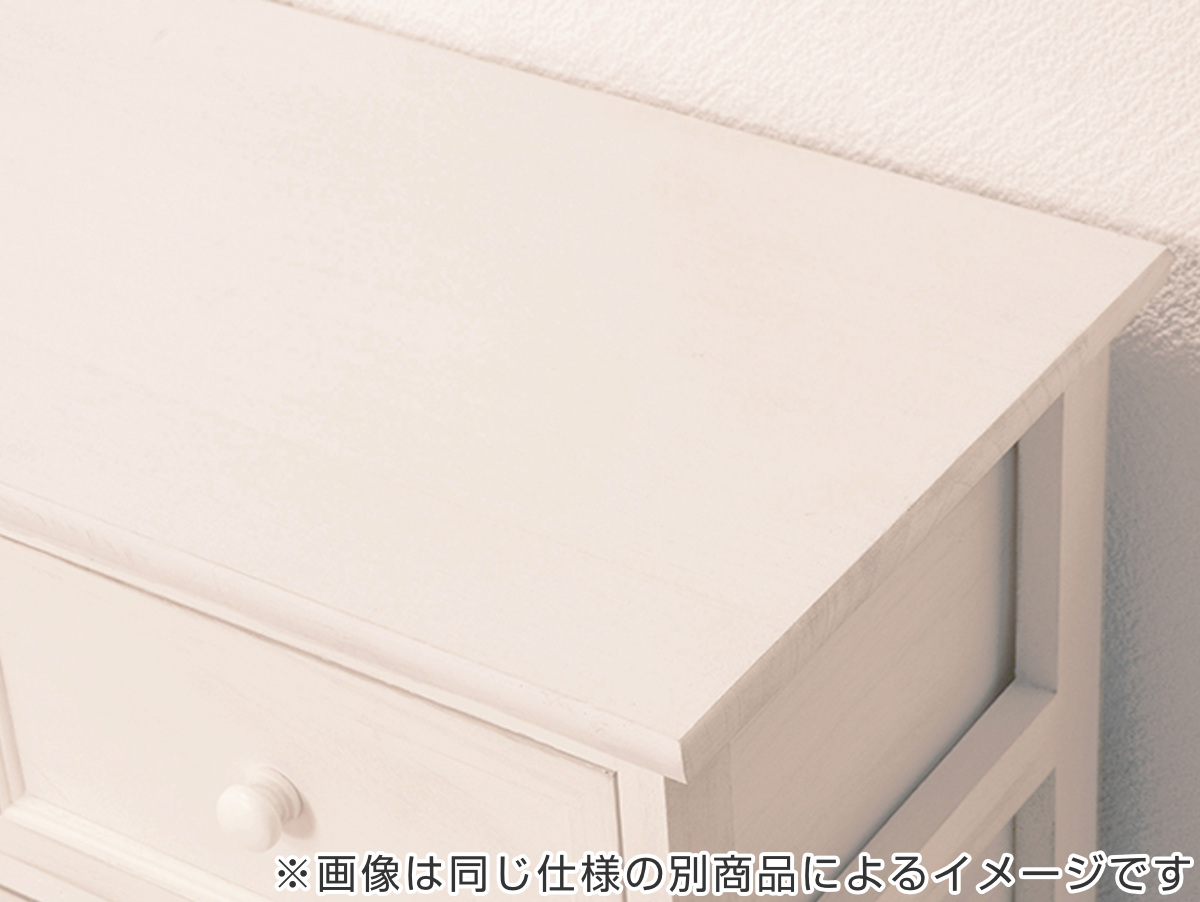 HAGiHARA（萩原） チェスト シャビーウッド アンティーク風 4段 幅60cm