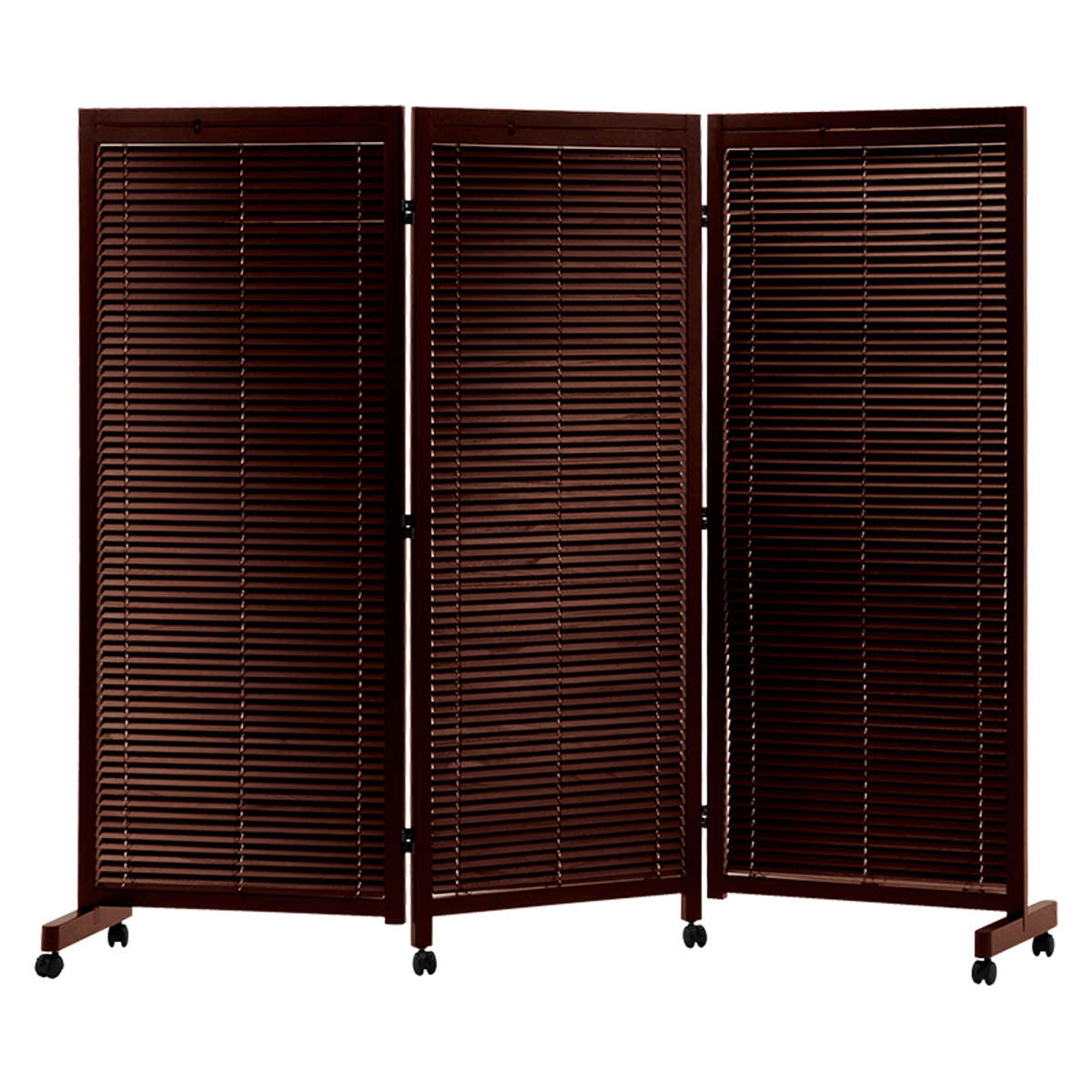 HAGiHARA（萩原） 衝立 ルーバースクリーン ブラインド 3連 高さ165cm