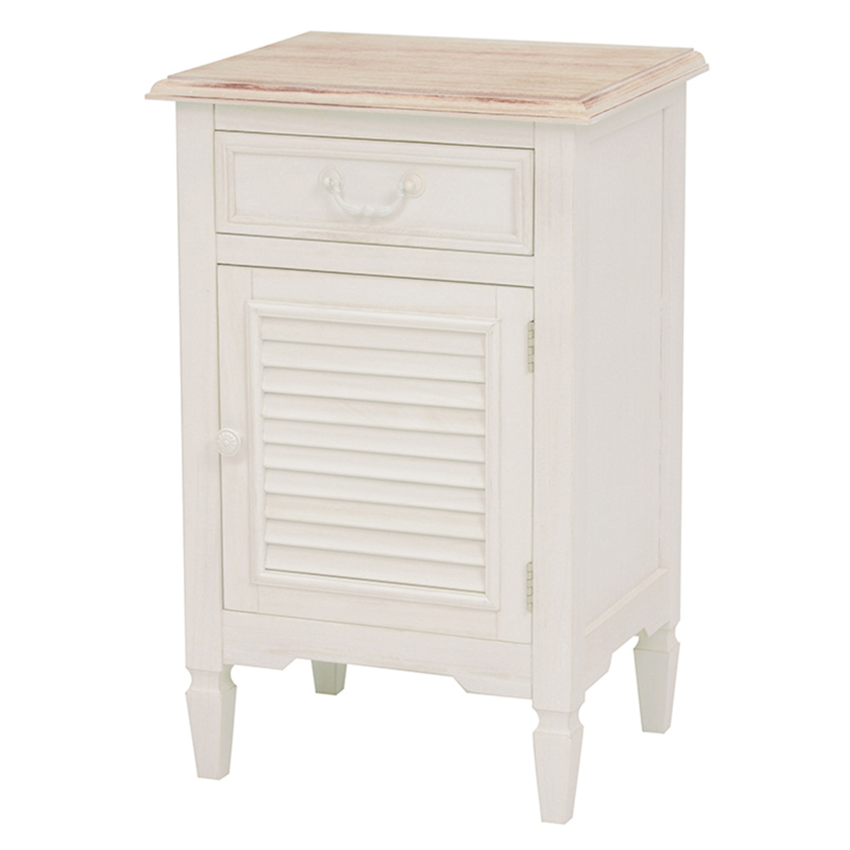 古材の収納棚　(アンティーク　ブロカント　サイドチェスト) サイドチェスト 幅40cm コンパクト 姫系 木製 アンティーク調