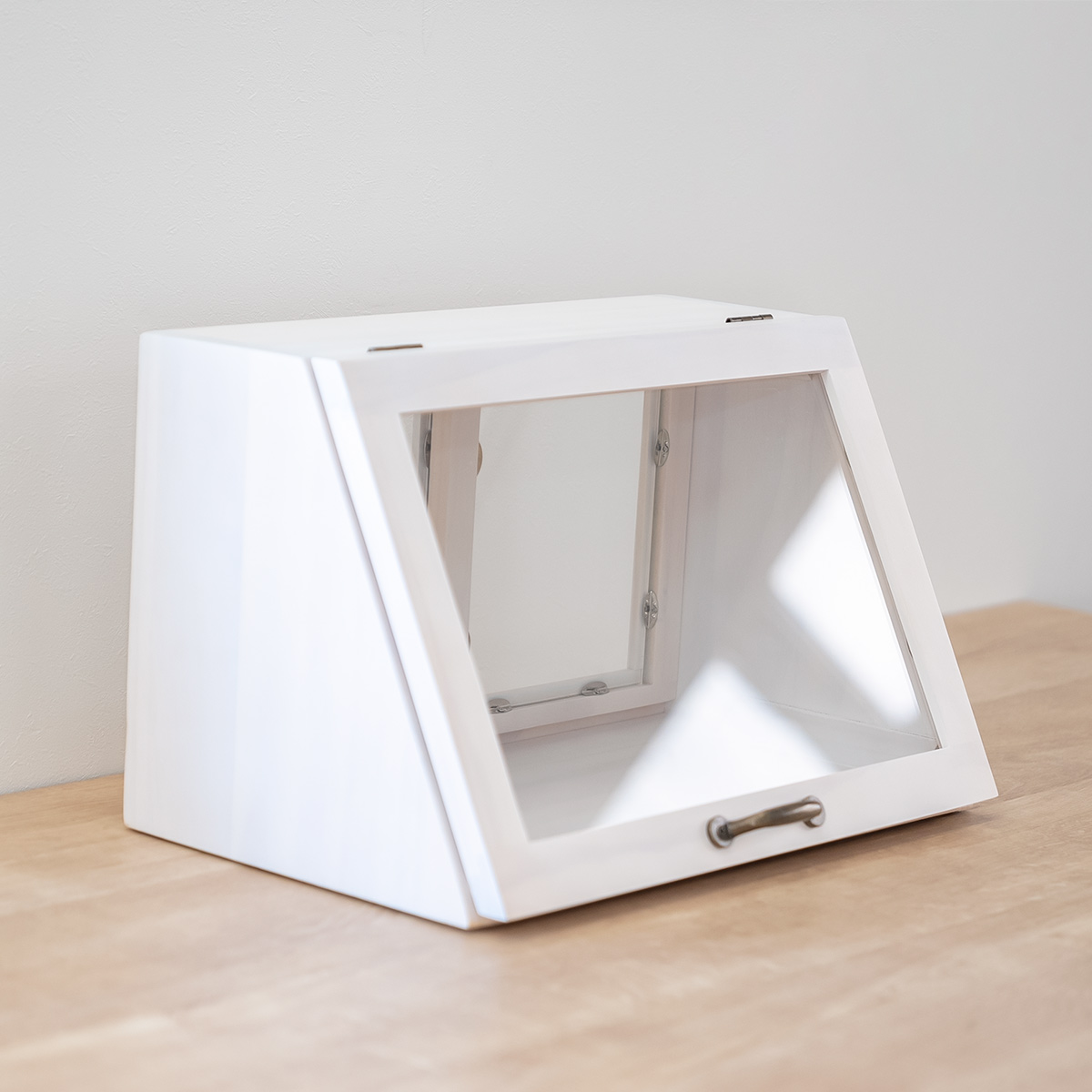 HAGiHARA（萩原） ガラスケース 幅40cm 1段 カウンター上収納 ラック