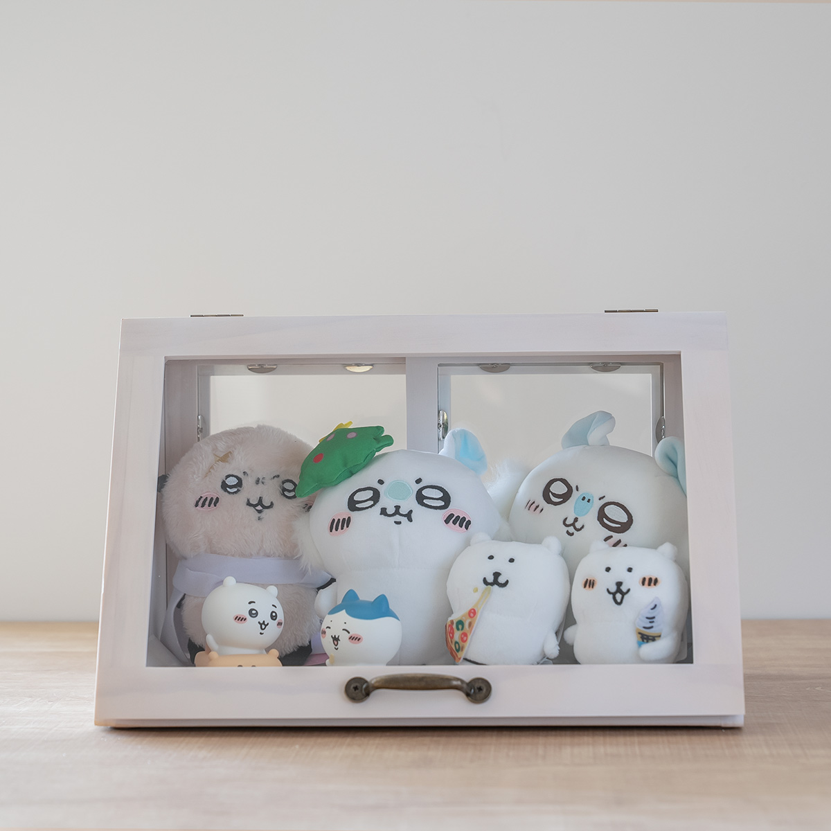 HAGiHARA（萩原） ガラスケース 幅40cm 1段 カウンター上収納 ラック