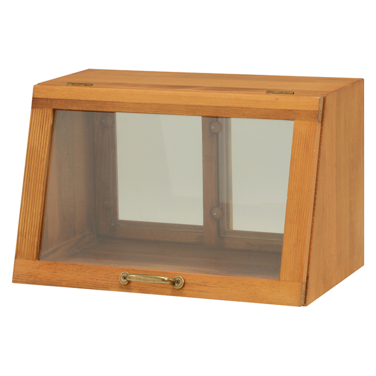 HAGiHARA（萩原） ガラスケース 幅40cm 1段 カウンター上収納 ラック