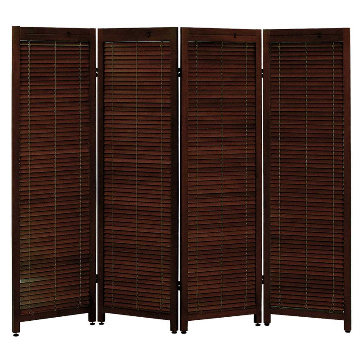 HAGiHARA（萩原） 衝立 スクリーン 4連 ルーバータイプ （ 間仕切り