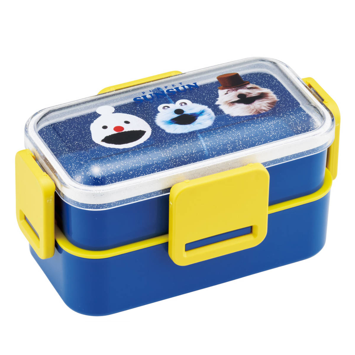 スケーター 弁当箱 2段 600ml 2段ふわっと弁当箱 パペットスンスン