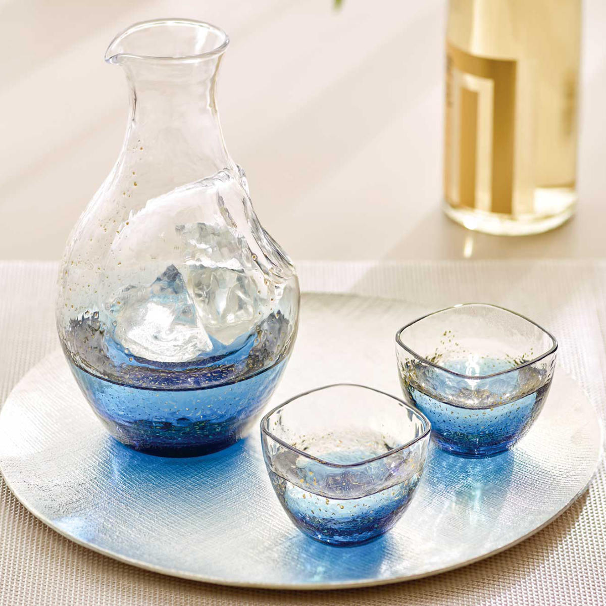 八千代窯 冷酒 セット （ 3点セット 日本製 徳利 銚子 杯 盃 お酒 酒器