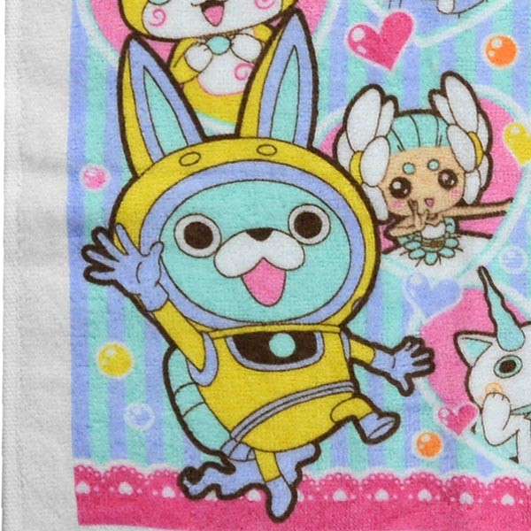 タイムセール タオル 妖怪ウォッチ ハンドタオル 女児柄 子供 Usaピョン柄 キャラクター 子ども用ファッション小物