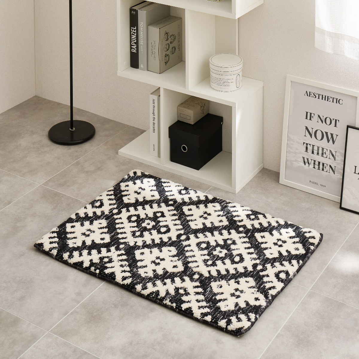 玄関マット 室内 ダッタ シェニールマット 60×90 厚手 （ マット ラグ