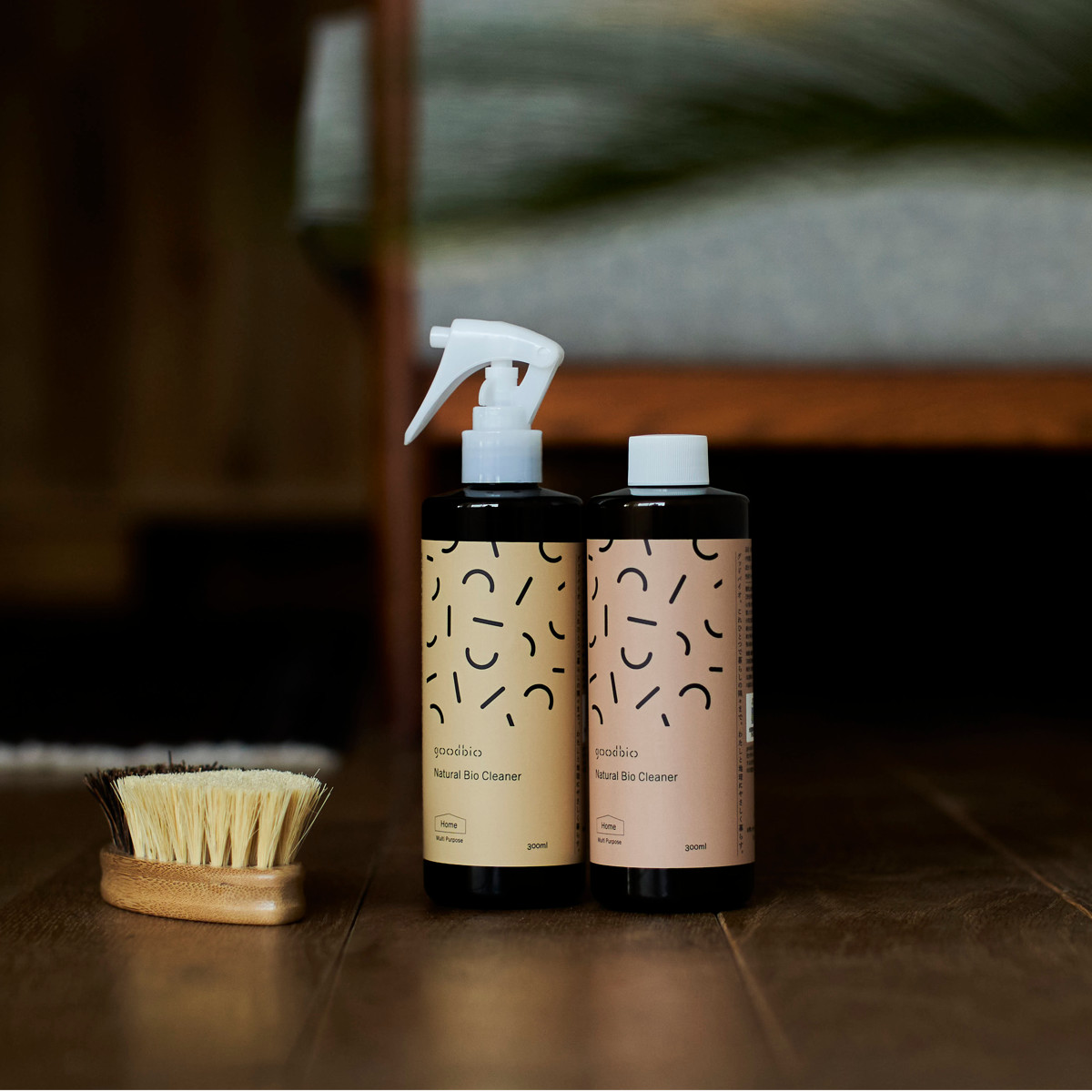 ギフトセット マルチクリーナー ガーゼタオル コットン 600ml グッドバイオ 洗剤 微生物 無香料 消臭 掃除 洗濯 天然由来 （ 安全基準NSF認証 キッチン ）の画像