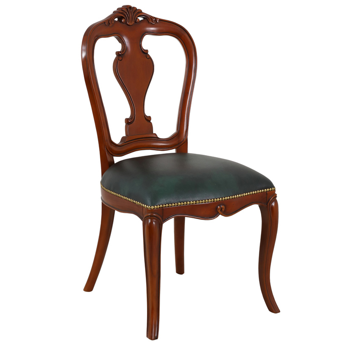 クロシオ ダイニングチェア 座面高49cm 猫脚 ヴァーサ 完成品