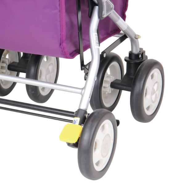 幸和製作所 シルバーカー 花柄 ミドルタイプ アルミ製 （ カート 歩行