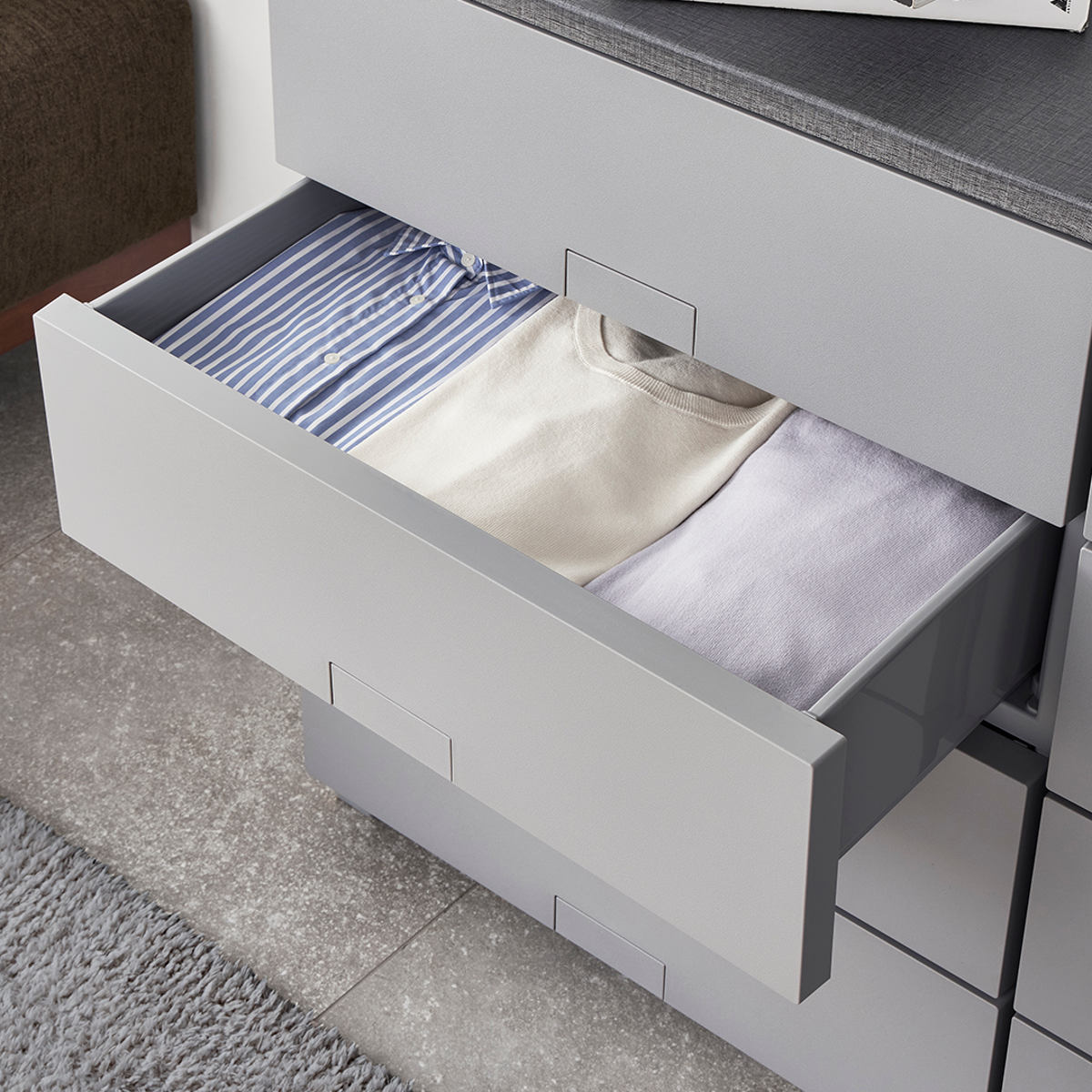 Fits チェスト フィッツチェスト フルフラット 7507 7段 幅75×奥行41