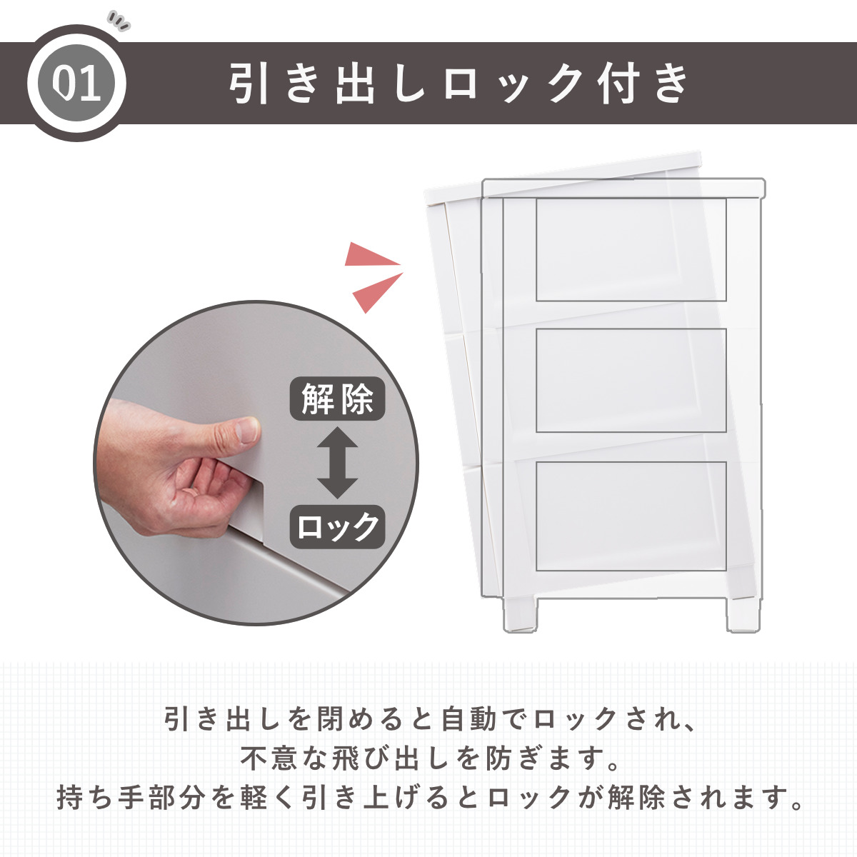Fits チェスト フィッツチェスト フルフラット 5507 7段 幅55×奥行41