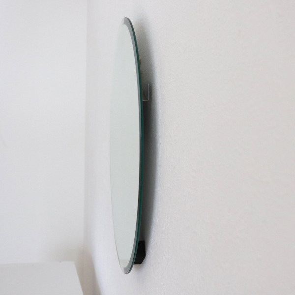ミラー 壁掛け 直径50cm ウォールミラー 丸 円形 ノンフレーム 鏡 