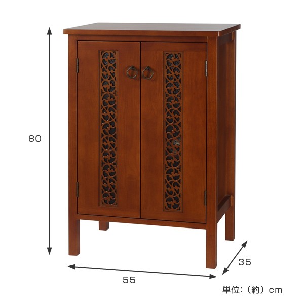 □在庫限り・入荷なし□ キャビネット アジアン家具 天然木 オーキッド