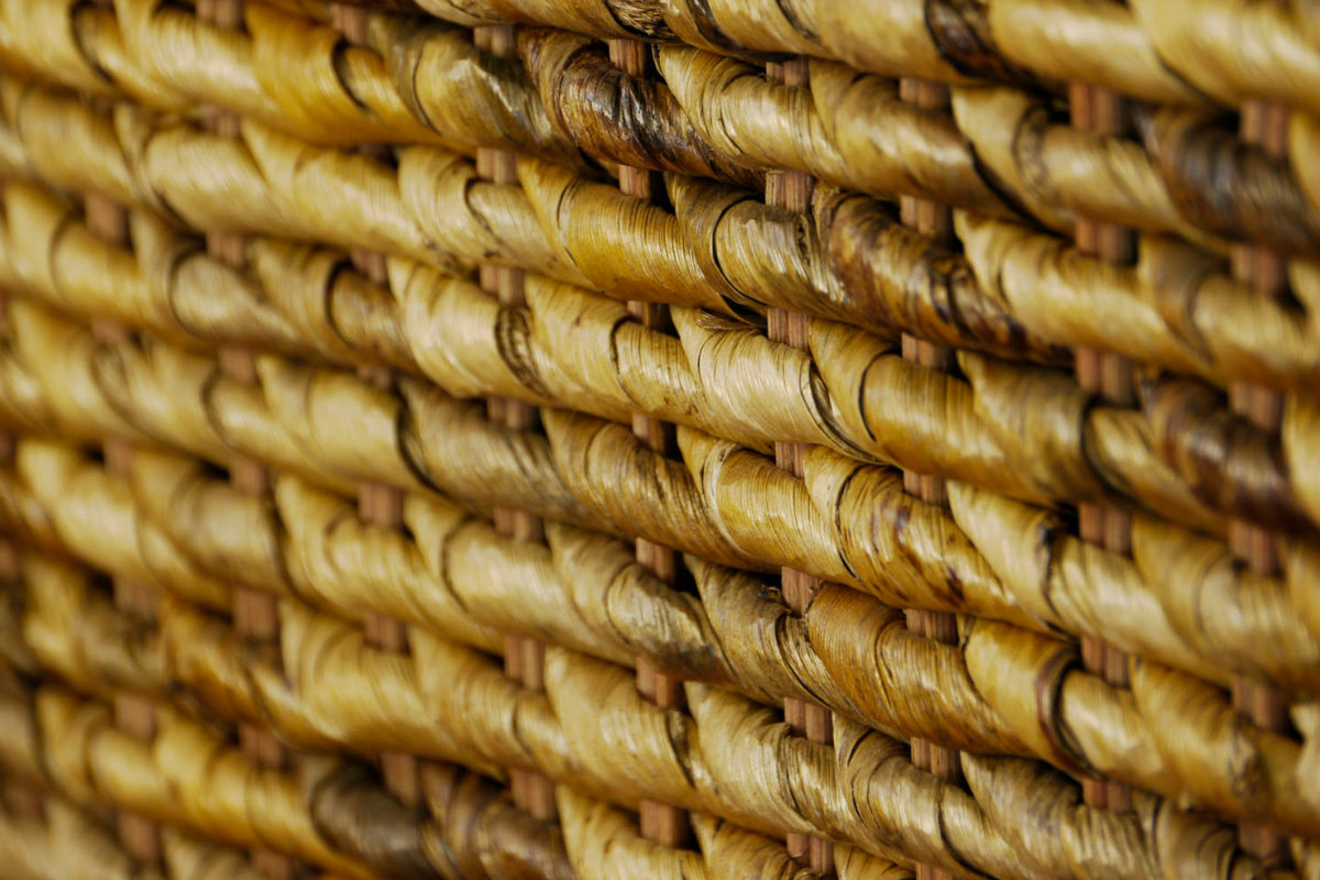 衝立 スクリーン 4連 アジアン家具 Banana Leaf 高さ160cm （ ついたて