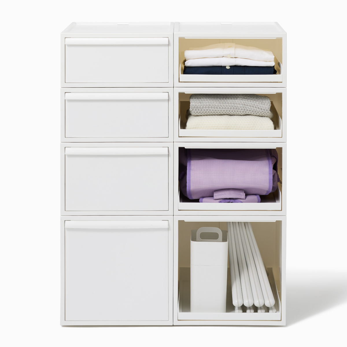 Like-it（ライクイット） 収納ケース トレータイプ クローゼット収納