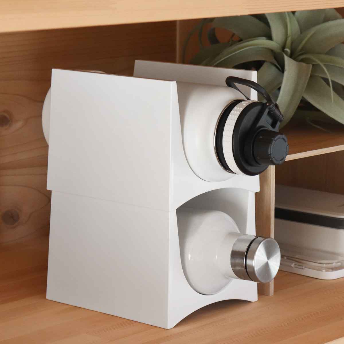 吉川国工業所 ワインラック プラスチック スタッキング 同色2個セット